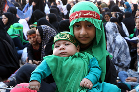 مراسم شیرخوارگان حسینی در حرم شاهچراغ(ع)_شیراز