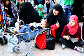 مراسم شیرخوارگان حسینی در حرم شاهچراغ(ع)_شیراز