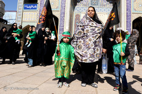 مراسم شیرخوارگان حسینی در حرم شاهچراغ(ع)_شیراز