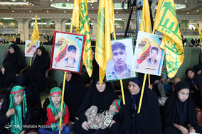 مراسم شیرخوارگان حسینی در مصلای تهران(2)