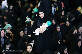 مراسم شیرخوارگان حسینی در مصلای تهران(2)