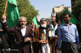 راهپیمایی ضدآمریکایی نمازگزاران جمعه تهران