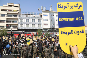 راهپیمایی ضدآمریکایی نمازگزاران جمعه تهران