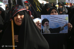 راهپیمایی ضدآمریکایی نمازگزاران جمعه تهران