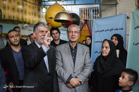 مراسم زنگ مهر با حضور وزیر تعاون، کار و رفاه اجتماعی و وزیر ارشاد و فرهنگ اسلامی