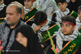 آیین نواختن زنگ دانش آموز شهید