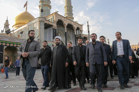 مراسم تشییع پیکر مرحوم آیت‌الله راستی کاشانی از اعضای جامعه مدرسین حوزه علمیه قم  / قم