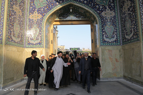 مراسم تشییع پیکر مرحوم آیت‌الله راستی کاشانی از اعضای جامعه مدرسین حوزه علمیه قم  / قم