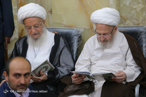 مراسم ختم مرحوم آیت الله راستی کاشانی در قم