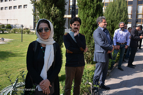 مراسم تشییع پیکر نادر گلچین