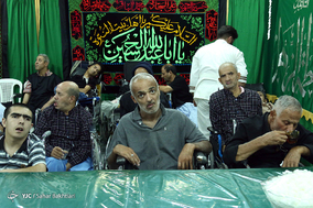 مراسم عزاداری سالار شهیدان در آسایشگاه خیریه کهریزک