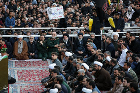 مراسم وداع با پیکر پاک شهید محسن حججی در حرم مطهر امام رضا (ع)