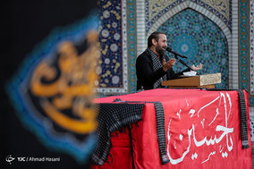 مراسم وداع با پیکر پاک شهید محسن حججی در حرم مطهر امام رضا (ع)