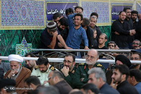 مراسم وداع با پیکر پاک شهید محسن حججی در حرم مطهر امام رضا (ع)