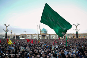مراسم وداع با پیکر پاک شهید محسن حججی در حرم مطهر امام رضا (ع)