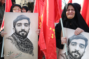 مراسم تشییع پیکر مطهر شهید محسن حججی