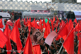 مراسم تشییع پیکر مطهر شهید محسن حججی