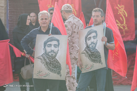 مراسم تشییع پیکر مطهر شهید محسن حججی - 2