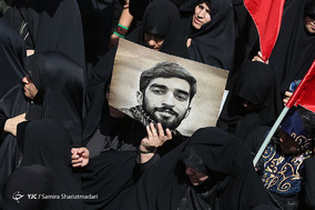 حواشی مراسم تشییع شهید حججی