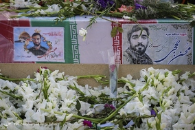 مراسم تشییع پیکر شهیر محسن حججی در میدان امام اصفهان
