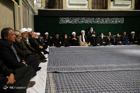 اولین شب مراسم عزاداری امام حسین (ع) در حسینه امام خمینی(ره)