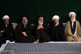 اولین شب مراسم عزاداری امام حسین (ع) در حسینه امام خمینی(ره)