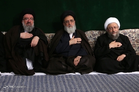 اولین شب مراسم عزاداری امام حسین (ع) در حسینه امام خمینی(ره)
