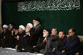 اولین شب مراسم عزاداری امام حسین (ع) در حسینه امام خمینی(ره)