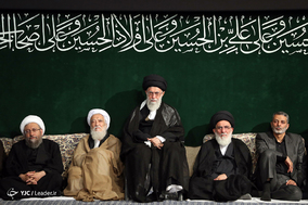 اولین شب مراسم عزاداری امام حسین (ع) در حسینه امام خمینی(ره)