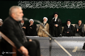 اولین شب مراسم عزاداری امام حسین (ع) در حسینه امام خمینی(ره)