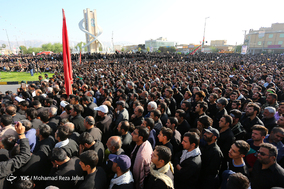مراسم تشییع پیکر شهید حججی در نجف آباد