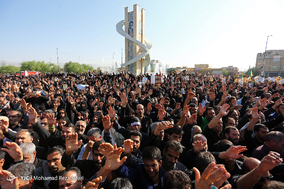 مراسم تشییع پیکر شهید حججی در نجف آباد