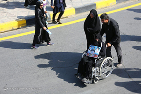 مراسم تشییع پیکر شهید حججی در نجف آباد
