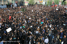 مراسم تشییع پیکر شهید حججی در نجف آباد