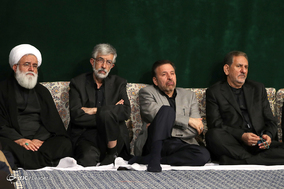 مراسم عزاداری شب تاسوعای حسینی در حسینه امام خمینی(ره)