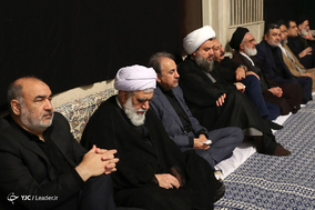 مراسم عزاداری شب تاسوعای حسینی در حسینه امام خمینی(ره)