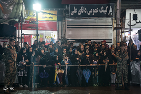 عزاداری شب تاسوعا در رشت