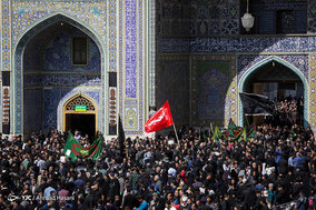 عزاداری ظهر تاسوعا در حرم مطهر امام رضا (ع)