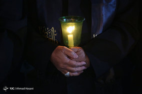 آیین خطبه خوانی شب عاشورا در حرم مطهر امام رضا (ع)
