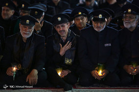 آیین خطبه خوانی شب عاشورا در حرم مطهر امام رضا (ع)
