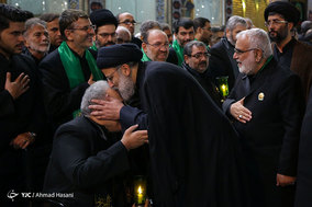 آیین خطبه خوانی شب عاشورا در حرم مطهر امام رضا (ع)