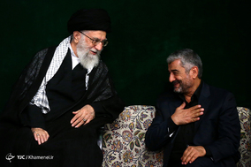 مراسم عزاداری شب عاشورا در حسینه امام خمینی(ره)