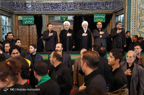 مراسم عزاداری ظهر عاشورا در حرم حضرت عبدالعظیم الحسنی (ع)