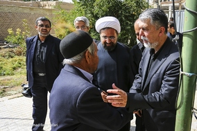 مراسم عزاداری عاشورای حسینی در روستای باغملک اصفهان با حضور وزیر ارشاد