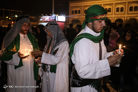 دسته ی عزاداری سقاها در شام غریبان - قم