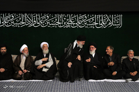 آخرین شب مراسم عزاداری حضرت اباعبدالله الحسین (ع) در حسینیه امام خمینی (ره)