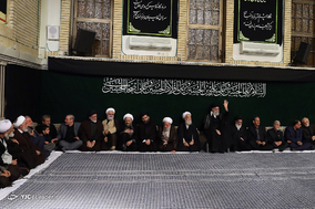 آخرین شب مراسم عزاداری حضرت اباعبدالله الحسین (ع) در حسینیه امام خمینی (ره)