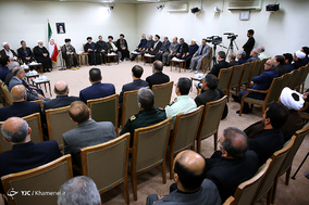 دیدار مسئولان و دست‌اندرکاران حج با رهبر معظم انقلاب