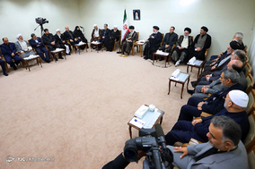 دیدار مسئولان و دست‌اندرکاران حج با رهبر معظم انقلاب