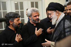 دیدار خانواده شهید محسن حججی با مقام معظم رهبری